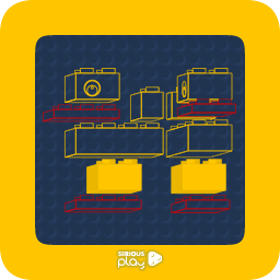 lego&reg; serious play&nbsp;⠕&nbsp; duck LSP version feet filled