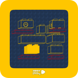 lego&reg; serious play&nbsp;⠕&nbsp; duck LSP version feet filled